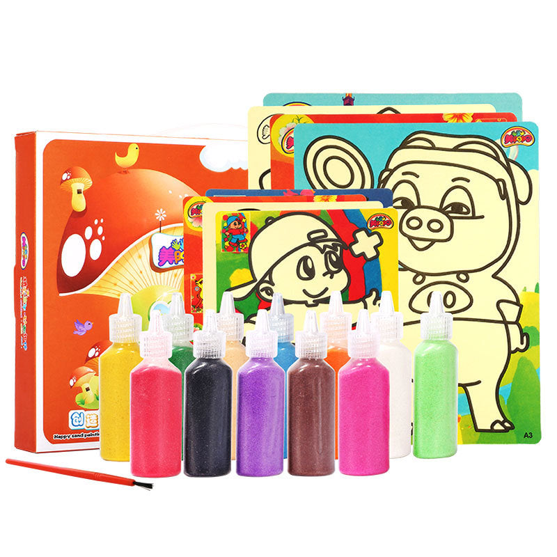 SAND PAINTING TOY SET - MOTHER & KIDS | JIAG STORE Lifestyle Home Improvement
