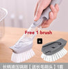 DISH WASHING BRUSH WITH HANDLE ( REFILL LIQUID SOAP ) - HOME & LIVING | JIAG STORE Lifestyle Home Improvement