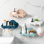 CLOUD BATHROOM STORAGE RACK WITH HOOK - HOME & LIVING | JIAG STORE Lifestyle Home Improvement