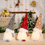 30cm CHRISTMAS GLOWING FACELESS DOLL ORANAMENT
