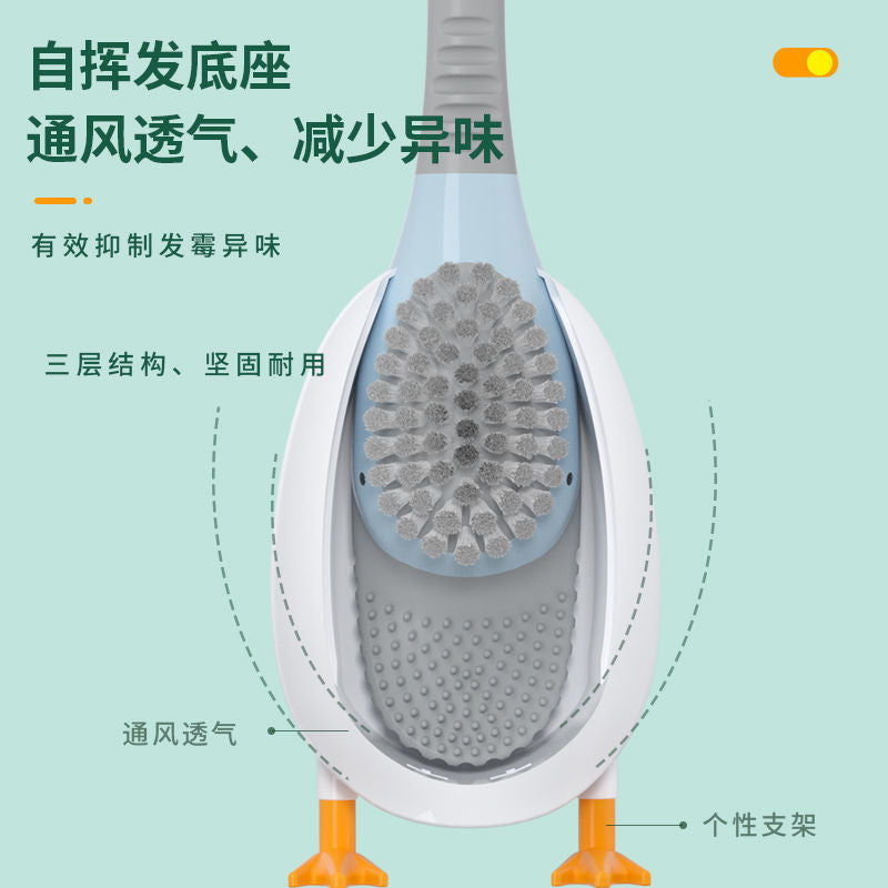 DIVING DUCK SILICONE TOILET BRUSH
