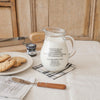 FRENCH WORD GLASS POT -  | JIAG STORE Lifestyle Home Improvement
