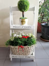 WOODEN FLOWER STAND -  | JIAG STORE Lifestyle Home Improvement
