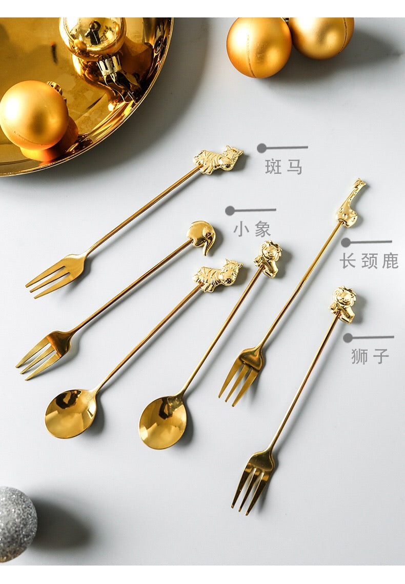 ANIMAL STYLE STAINLESS STEEL FORK SPOON -  | JIAG STORE Lifestyle Home Improvement