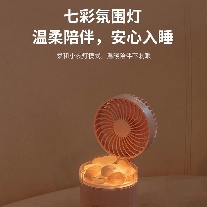 CRYSTAL USB HUMIDIFIER WITH FAN -  | JIAG STORE Lifestyle Home Improvement