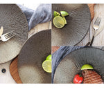 STRIPED DINNER PLATE -  | JIAG STORE Lifestyle Home Improvement