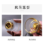 TIBETAN GOLD GLASS