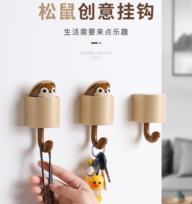 SQUIRREL CREATIVE HANGING HOOK -  | JIAG STORE Lifestyle Home Improvement