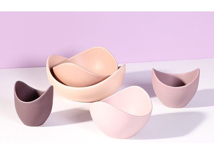 NORDIC INS STACKED COLOR LOTUS BOWL (5PCS) - HOME & LIVING | JIAG STORE Lifestyle Home Improvement