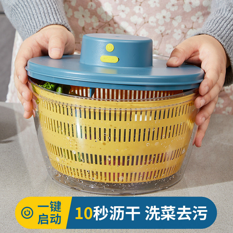USB CHARGEABLE PORTABLE SALAD SPINNER