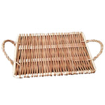 WICKER AND RATTAN SNACK TRAY -  | JIAG STORE Lifestyle Home Improvement